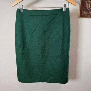 J. Crew Green Skirt